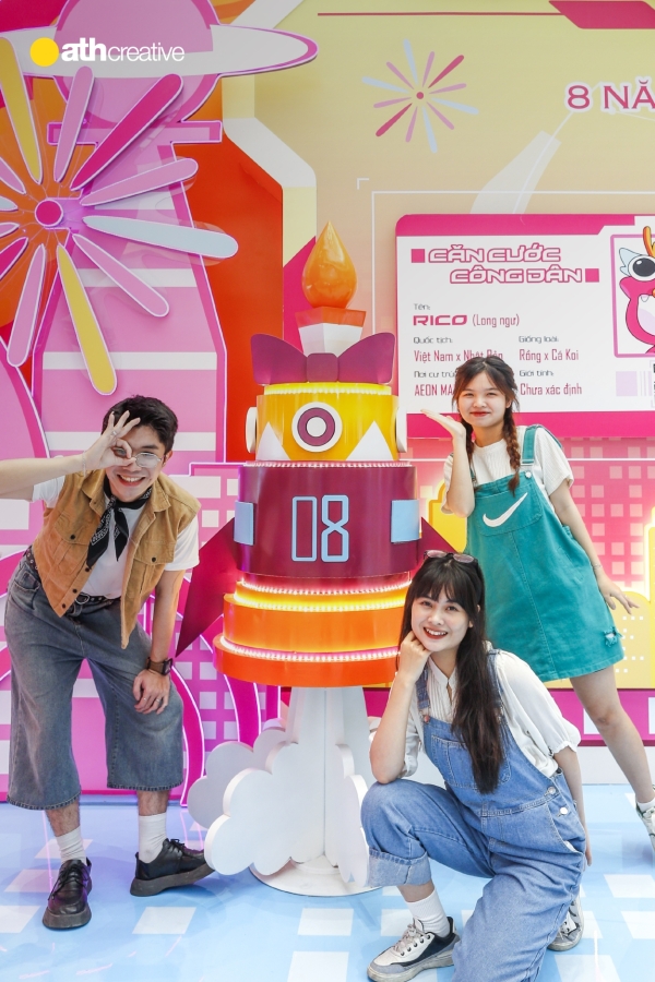 DECOR SINH NHẬT 8 TUỔI AEON MALL LONG BIÊN 2023